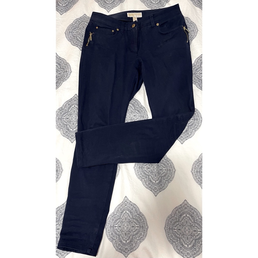 Navy fitted dress pants by Michael Kors!